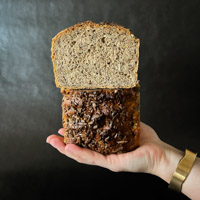 Żytomir BIO z ziarnami 750g – Chleb żytni razowy z ziarnami